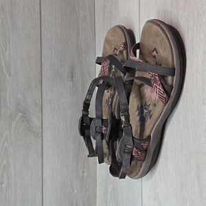 Skechers Womens Memory Foam Sandals Slide shoes sz 8.5